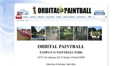 Desktop Screenshot of orbitalpaintball.com